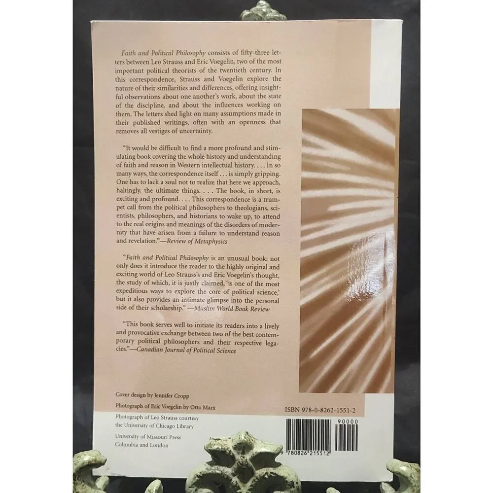 Faith and Political Philosophy: The Correspondence Between Leo Strauss & Eric Vo